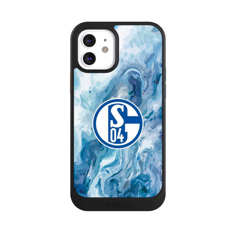 iPhone 12 NIVOcore Schalke 04 Flüssig Blau