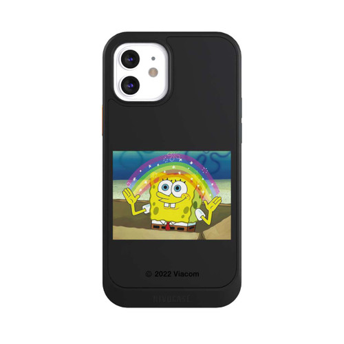 Apple iPhone 12 NIVOcore Spongebob - Rainbow Meme transparent