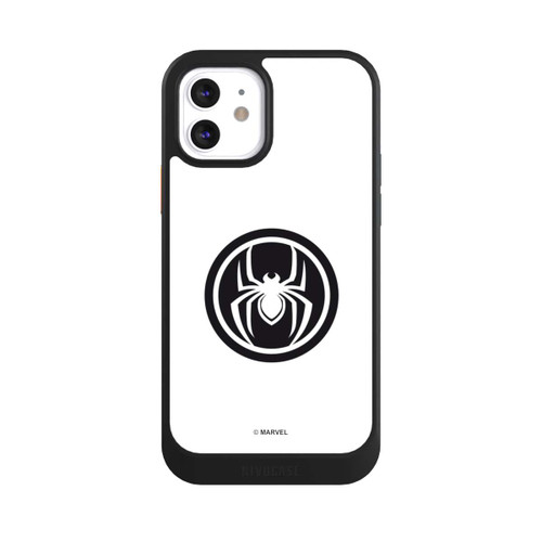Apple iPhone 12 NIVOcore Spider-Man Logo White
