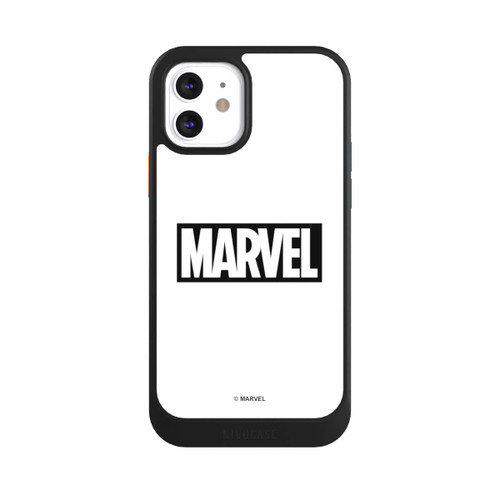 Apple iPhone 12 NIVOcore Marvel Logo White