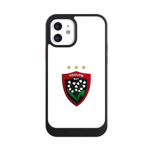 Apple iPhone 12 NIVOcore Logo RC Toulonnais Blanc