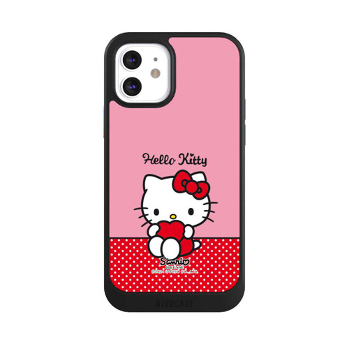 Apple iPhone 12 NIVOcore Hello Kitty sitzend mit Herz
