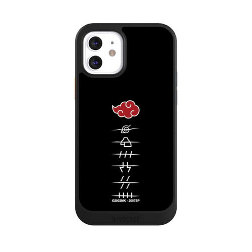 Apple iPhone 12 NIVOcore Symboles des membres de l'Akatsuki noirs