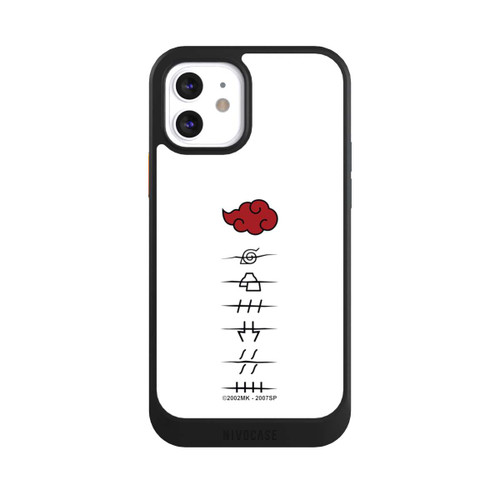 Apple iPhone 12 NIVOcore Akatsuki member symbols white