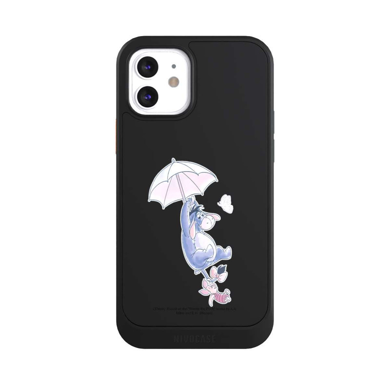 iPhone 12 NIVOcore Winnie Pooh Eeyeore Find Happiness Transparent