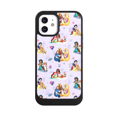 Apple iPhone 12 NIVOcore Princess Floral Pattern Purple