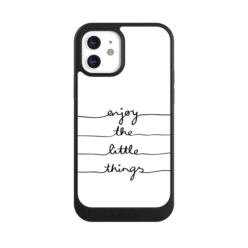 iPhone 12 NIVOcore Enjoy The Little Things White