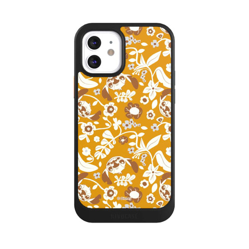 Apple iPhone 12 NIVOcore Stitch Floral Mustard Pattern