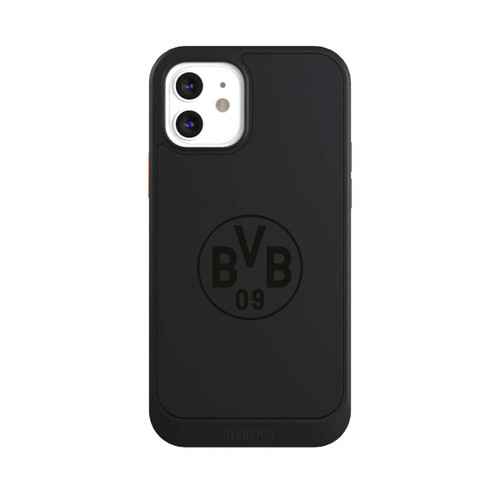 Apple iPhone 12 NIVOcore BVB Logo Schwarz Transparent