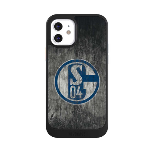 Apple iPhone 12 NIVOcore Schalke 04 Holz Look