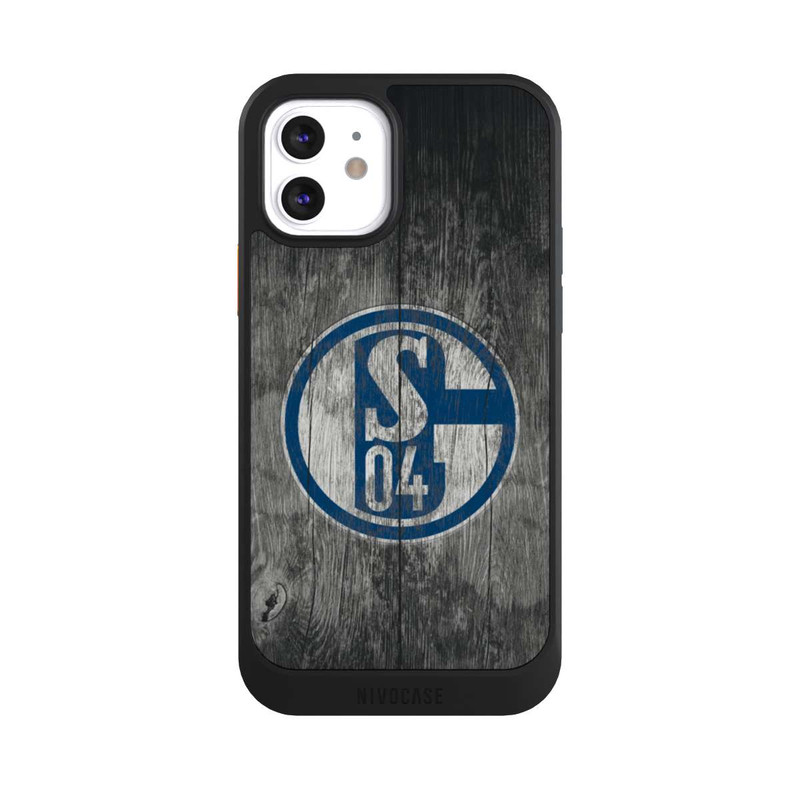 iPhone 12 NIVOcore Schalke 04 Holz Look