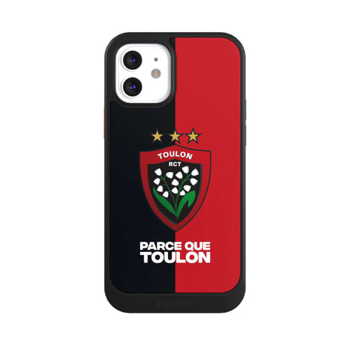 Apple iPhone 12 NIVOcore RCT Logo Rouge Noir