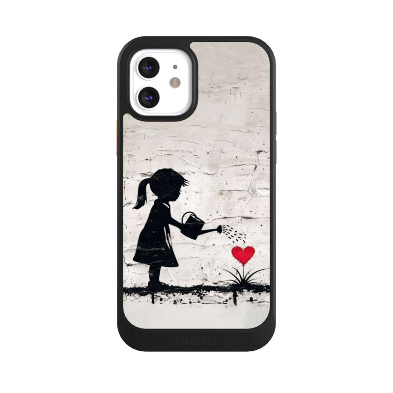 iPhone 12 NIVOcore Girl Watering Bunch of Flowers 