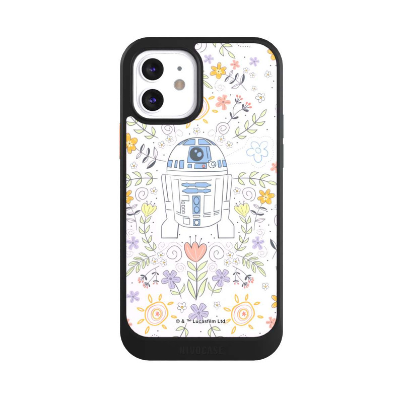 iPhone 12 NIVOcore R2D2 Blumen Muster