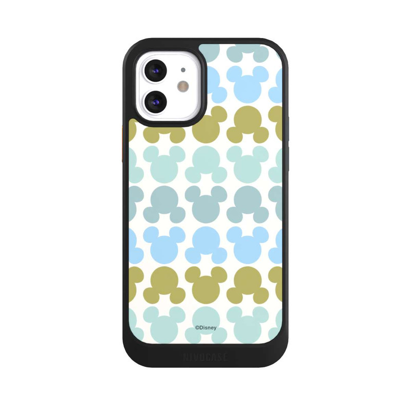 iPhone 12 NIVOcore Disney Mickey Icon Pattern Green and Blue