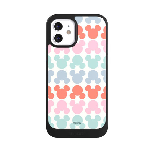 Apple iPhone 12 NIVOcore Disney Mickey Icon Pattern Red and Pink