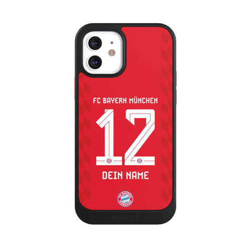 Apple iPhone 12 NIVOcore FC Bayern München Trikot Personalisierbar 25-26