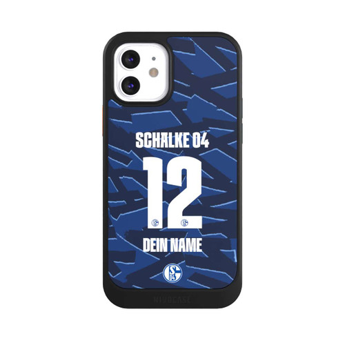 Apple iPhone 12 NIVOcore Schalke 04 Trikot Personalisierbar 25-26