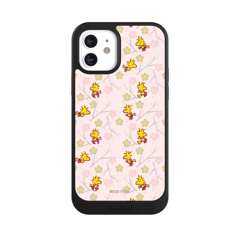 iPhone 12 NIVOcore Woodstock Pink Muster