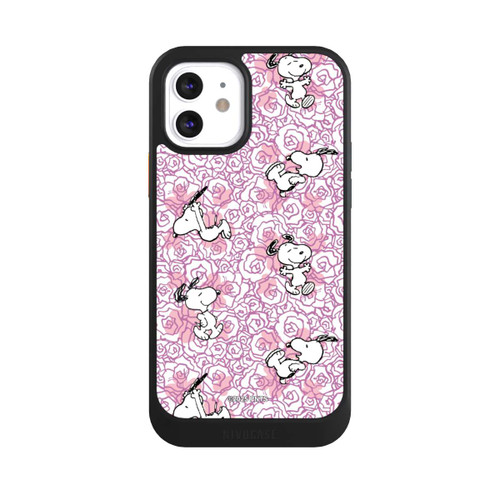 Apple iPhone 12 NIVOcore Peanuts Pink Roses Pattern