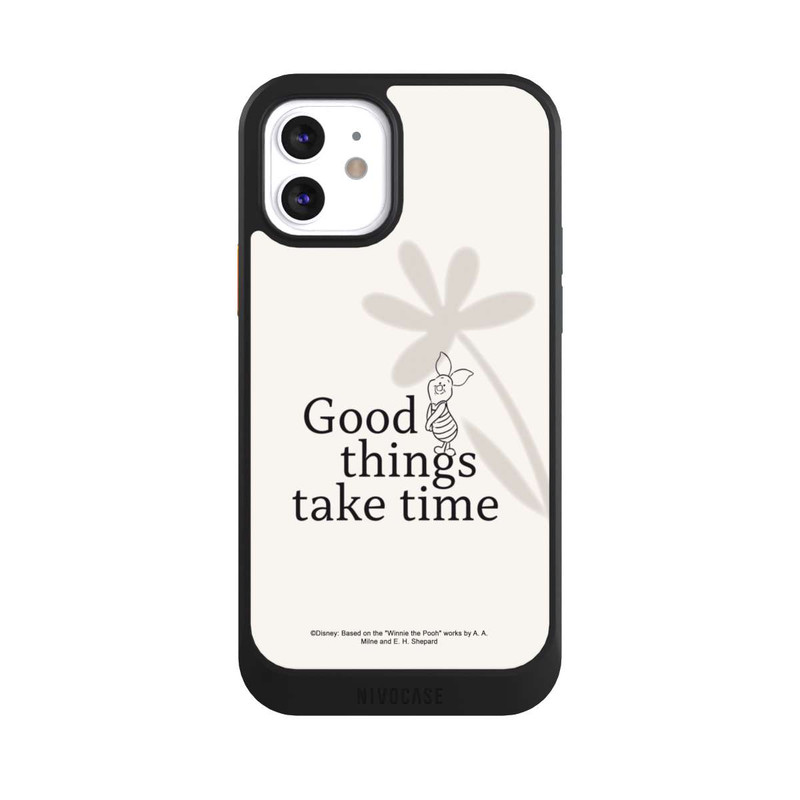 iPhone 12 NIVOcore Good Things Take time Piglet