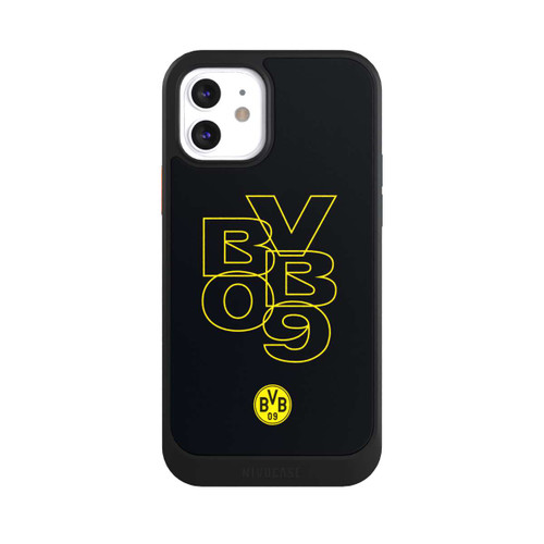 Apple iPhone 12 NIVOcore BVB09 Gelb Schwarz
