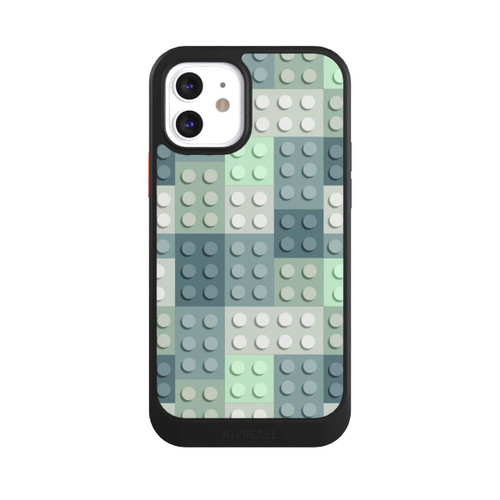 Apple iPhone 12 NIVOcore Green Blocks Pattern