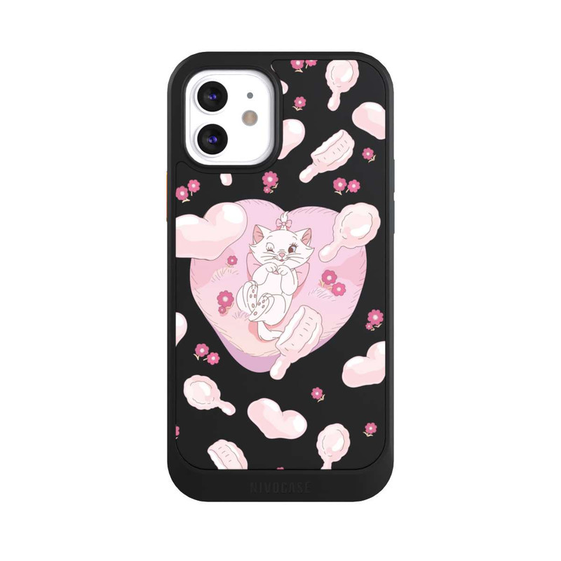 iPhone 12 NIVOcore Aristocats Marie Hearts Pink Transparent