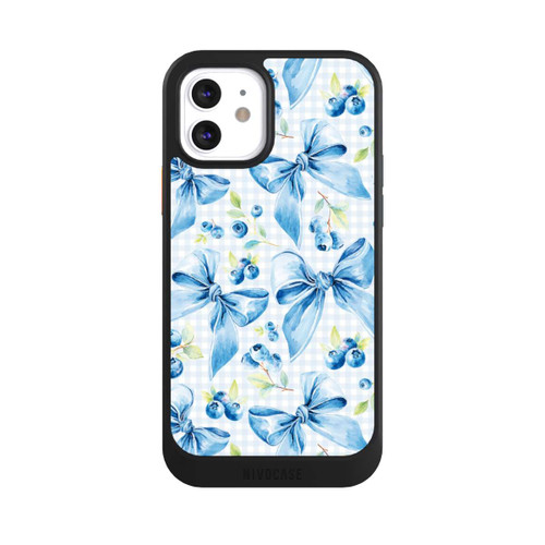 Apple iPhone 12 NIVOcore Nœuds bleus et myrtilles avec IA