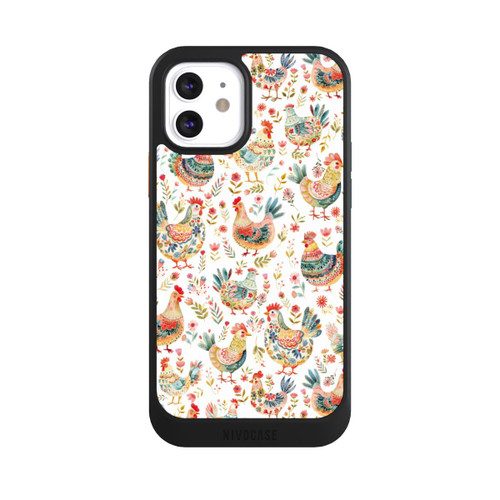 Apple iPhone 12 NIVOcore Folklore Huhn mit KI