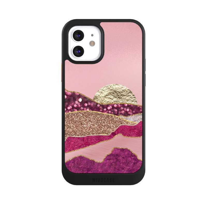 iPhone 12 NIVOcore Glamour Landscape Rosegold