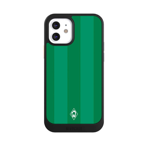 Apple iPhone 12 NIVOcore Werder Bremen Grün gestreift