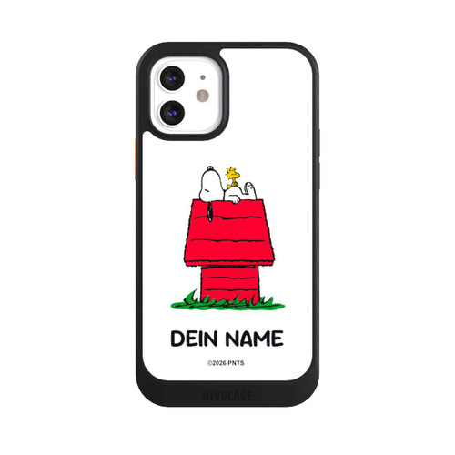 Apple iPhone 12 NIVOcore Snoopy and Woodstock Classic Personnalisable