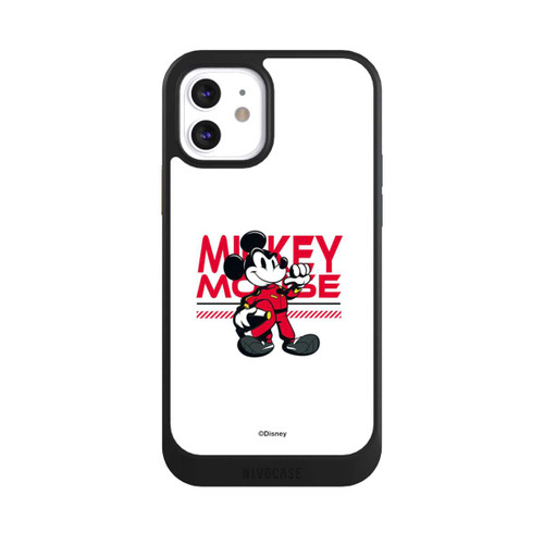Apple iPhone 12 NIVOcore Micky Maus Rally Weiss