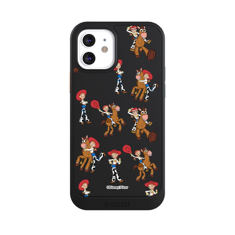 iPhone 12 NIVOcore Toy Story 5 Jessie Cowboy Pattern Transparent