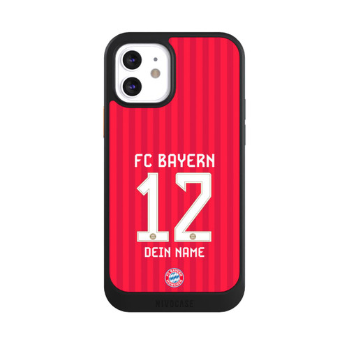 Apple iPhone 12 NIVOcore FC Bayern München Trikot Personalisierbar 26-27