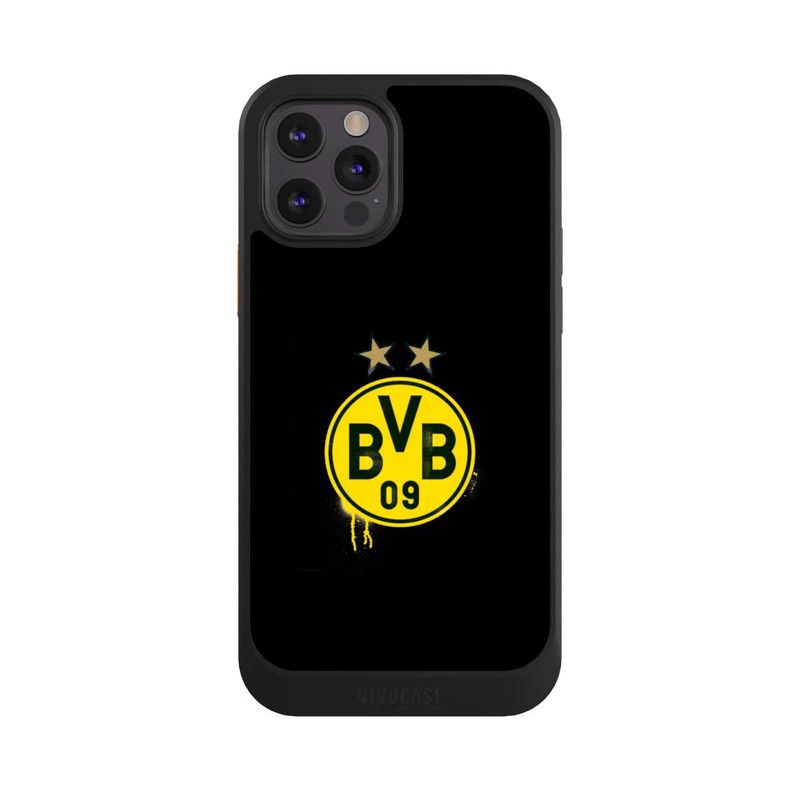 iPhone 12 Pro NIVOcore Spraylogo 2 Sterne - BVB