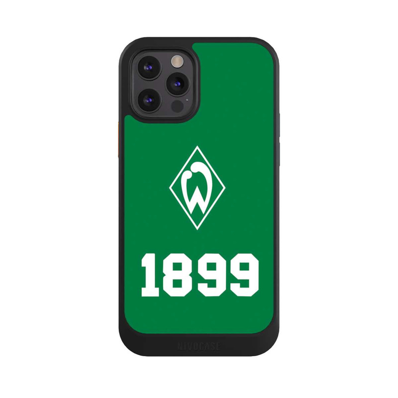 iPhone 12 Pro NIVOcore 1899 Grün-Weiß Lebenslang Grün - Werder Bremen