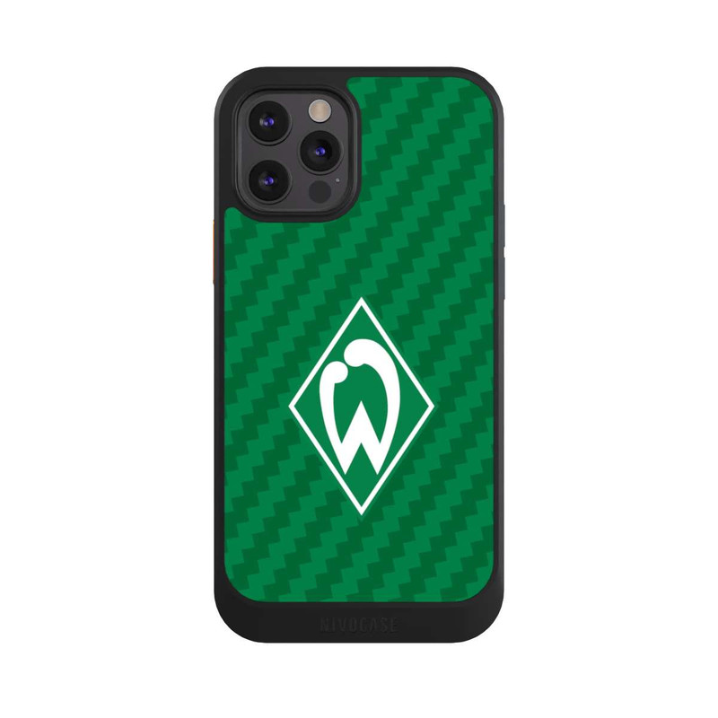 iPhone 12 Pro NIVOcore Carbonlook - Werder Bremen