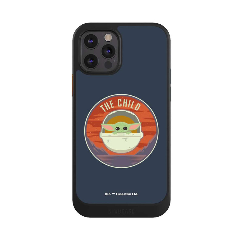 iPhone 12 Pro NIVOcore The Child Badge Blue