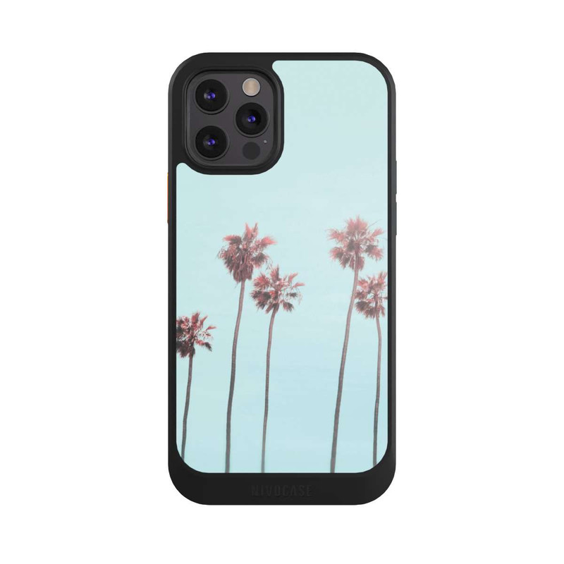 iPhone 12 Pro NIVOcore Pink Light Paradise Beach Palm