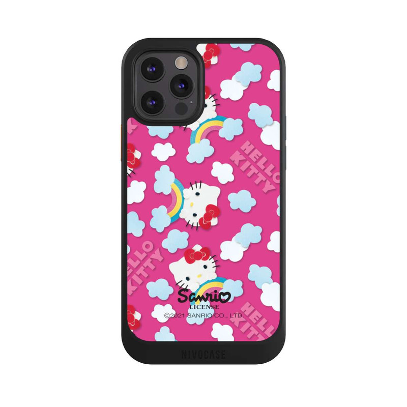 iPhone 12 Pro NIVOcore Hello Kitty Regenbogenmuster