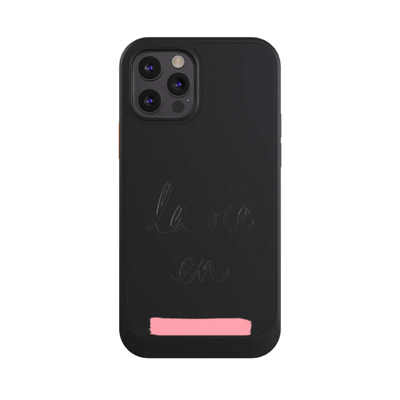 iPhone 12 Pro NIVOcore La vie en Pink Transparent