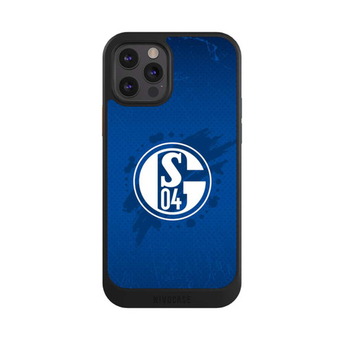 Apple iPhone 12 Pro NIVOcore Schalke 04 Farbe Fleck Blau