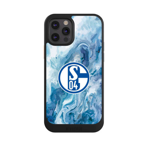 Apple iPhone 12 Pro NIVOcore Schalke 04 Flüssig Blau