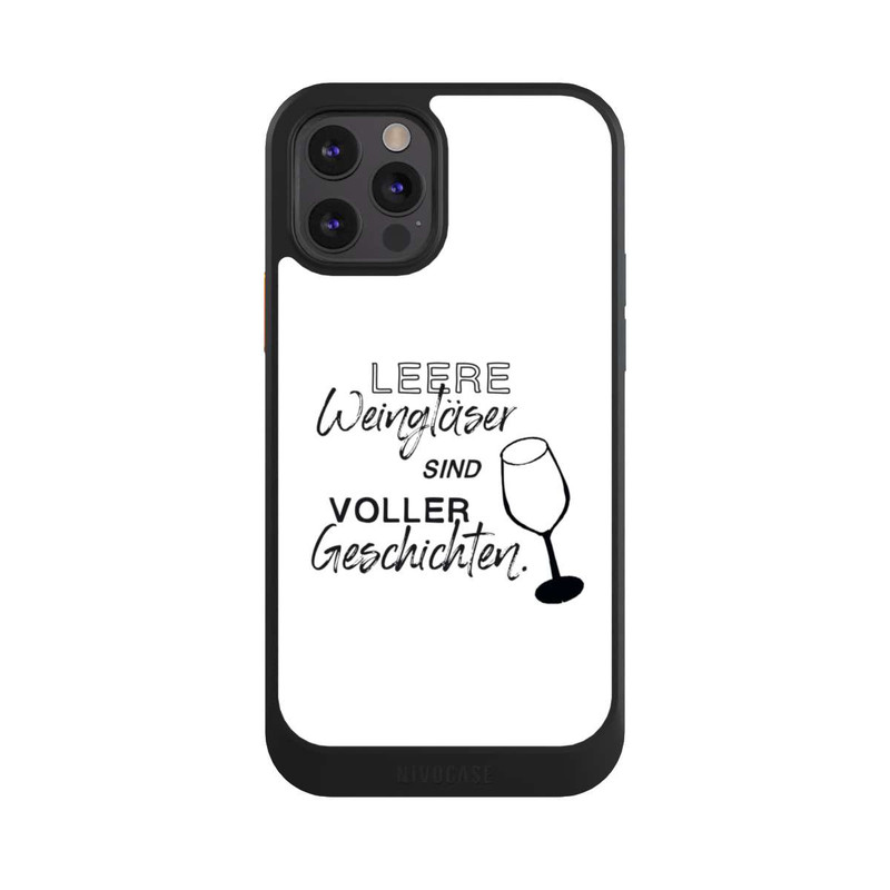 iPhone 12 Pro NIVOcore Leere Weingläser