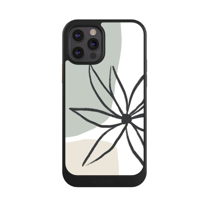 iPhone 12 Pro NIVOcore Blume Minze und Sahne