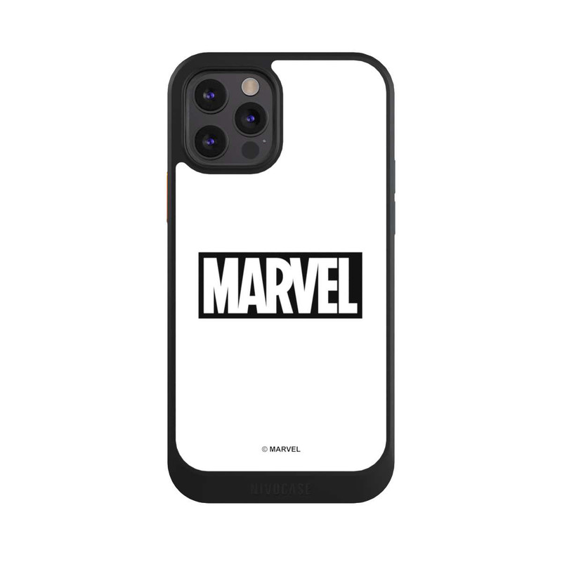 iPhone 12 Pro NIVOcore Marvel Logo White