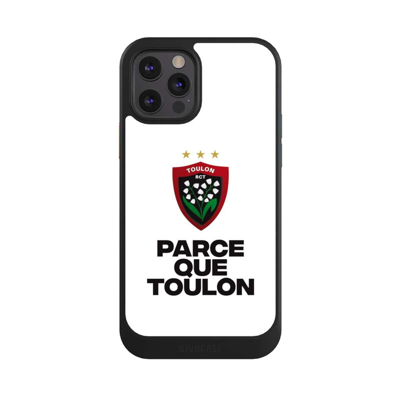 iPhone 12 Pro NIVOcore Parce Que Toulon Blanc