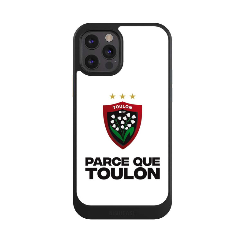 iPhone 12 Pro NIVOcore RC Toulonnais Blanc